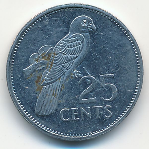Сейшелы, 25 центов (1997 г.)
