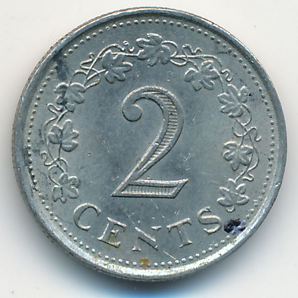 Мальта, 2 цента (1977 г.)