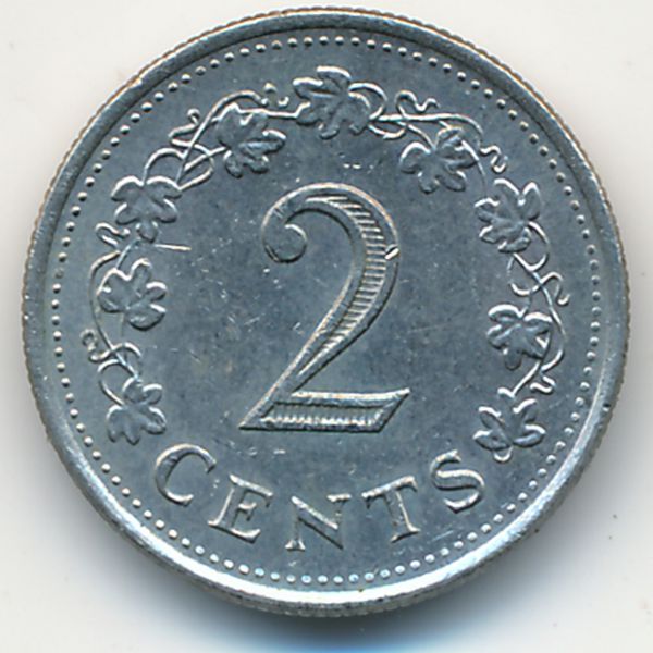 Мальта, 2 цента (1982 г.)