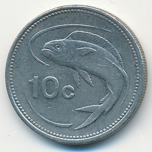 Мальта, 10 центов (1995 г.)