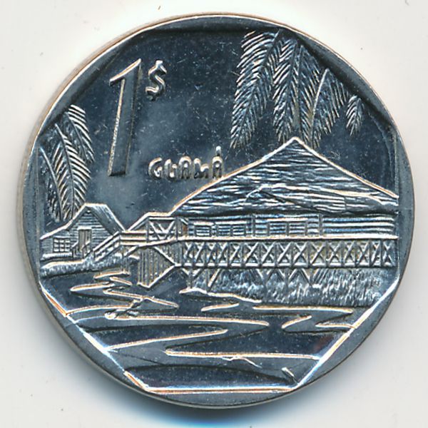 Куба, 1 песо (2012 г.)