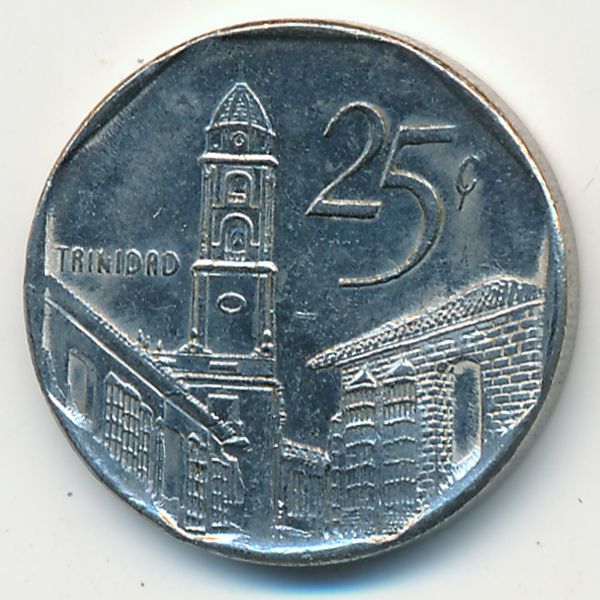 Куба, 25 сентаво (2002 г.)