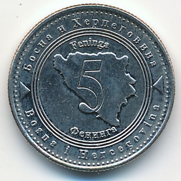 Босния и Герцеговина, 5 фенингов (2013 г.)