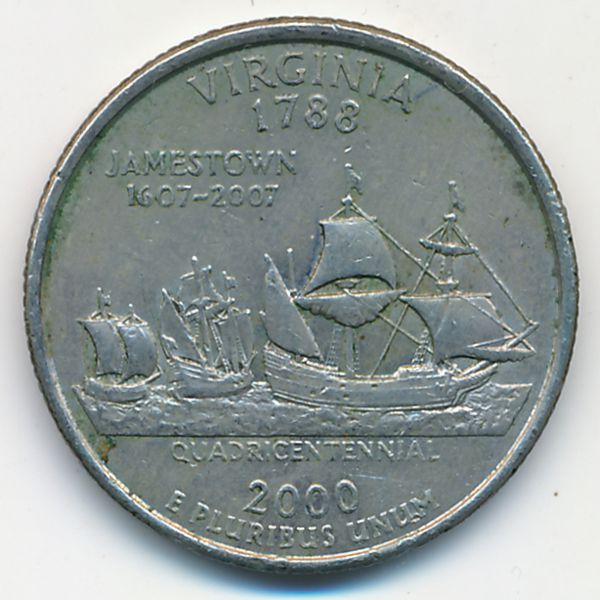 США, 1/4 доллара (2000 г.)