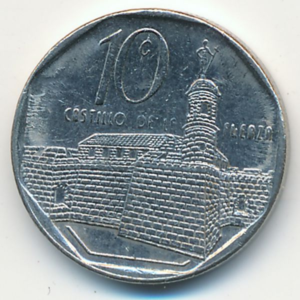 Куба, 10 сентаво (2002 г.)