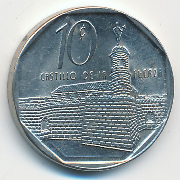 Куба, 10 сентаво (2002 г.)