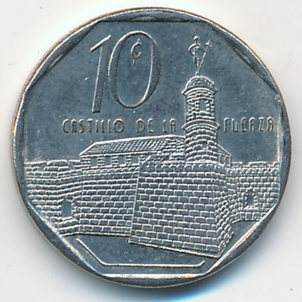Куба, 10 сентаво (1999 г.)