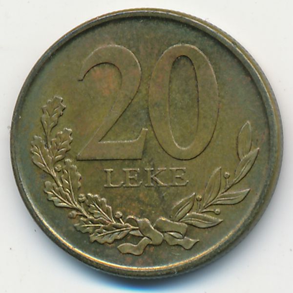 Албания, 20 лек (2012 г.)