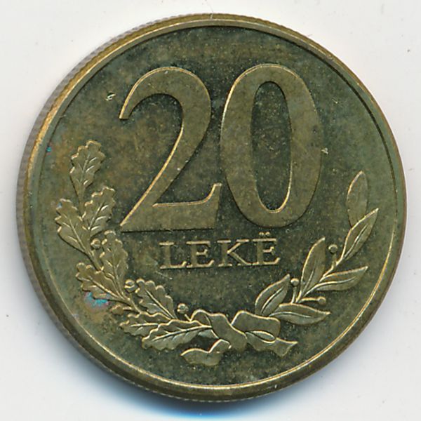 Албания, 20 лек (2016 г.)