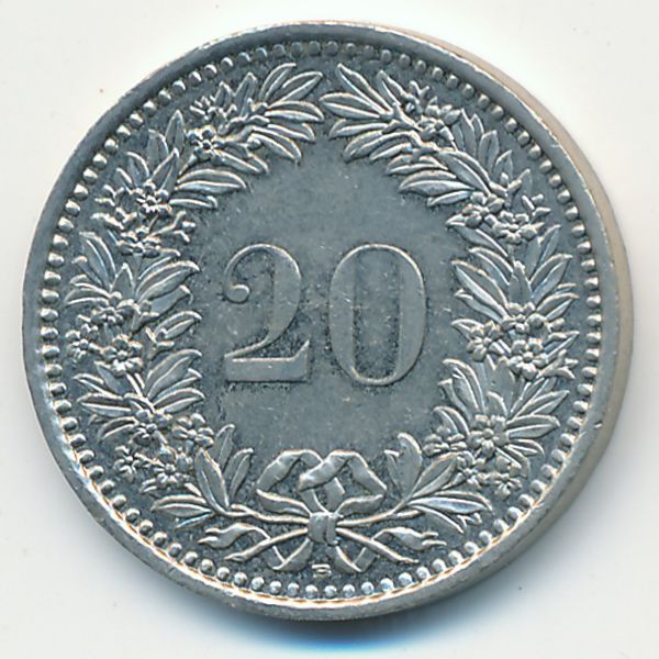 Швейцария, 20 раппенов (2003 г.)