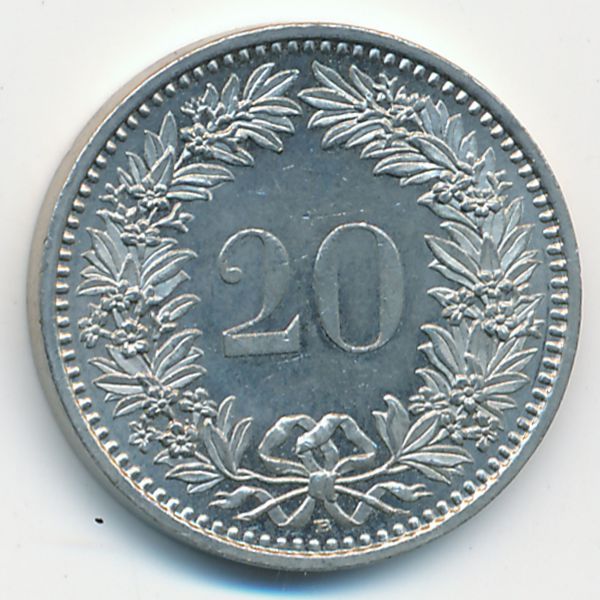 Швейцария, 20 раппенов (2005 г.)