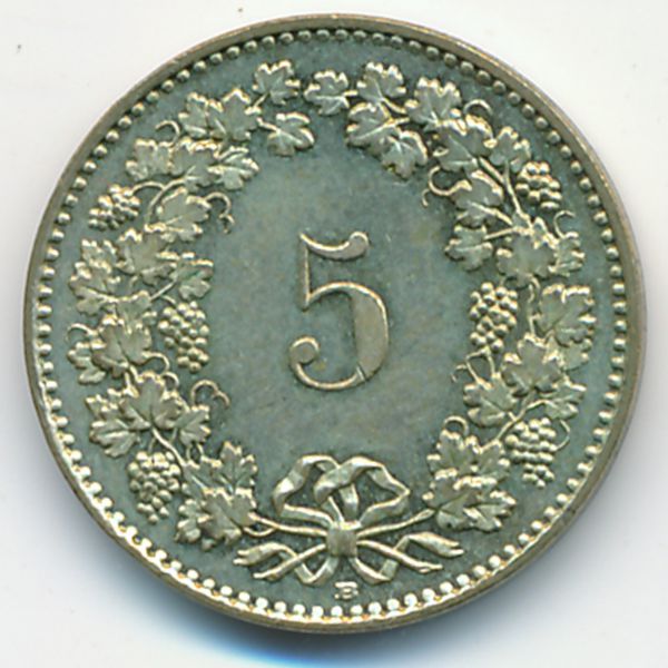 Швейцария, 5 раппенов (2007 г.)