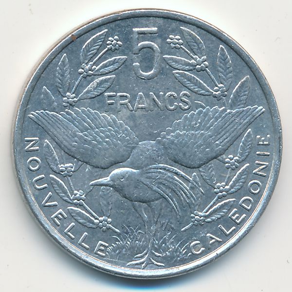 Новая Каледония, 5 франков (2002 г.)