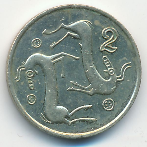 Кипр, 2 цента (1993 г.)