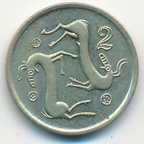 Кипр, 2 цента (1988 г.)