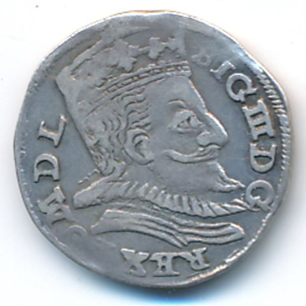 Польша, 3 гроша (1598 г.)