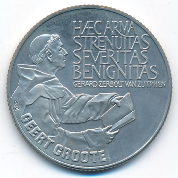 Нидерланды., 10 экю (1990 г.)