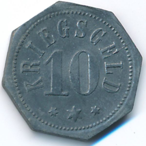 Камберг., 10 пфеннигов (1917 г.)