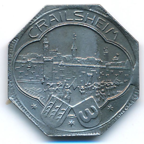 Крайльсхайм., 50 пфеннигов (1918 г.)