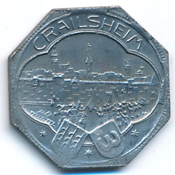Крайльсхайм., 50 пфеннигов (1918 г.)