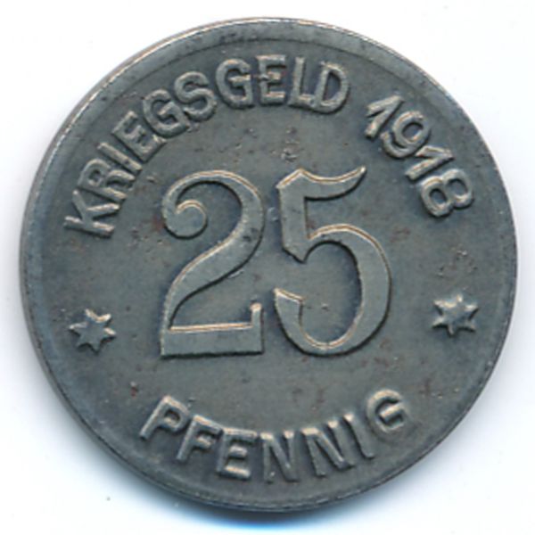 Кобленц., 25 пфеннигов (1918 г.)