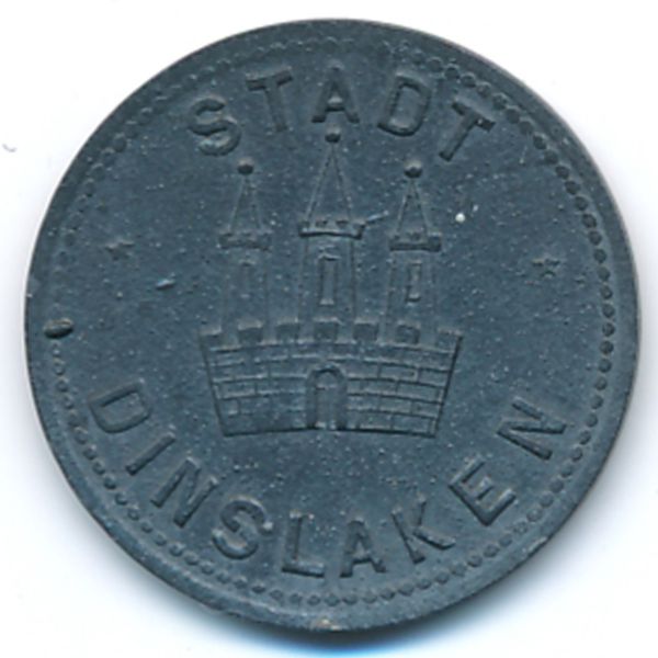 Динслакен., 50 пфеннигов (1919 г.)