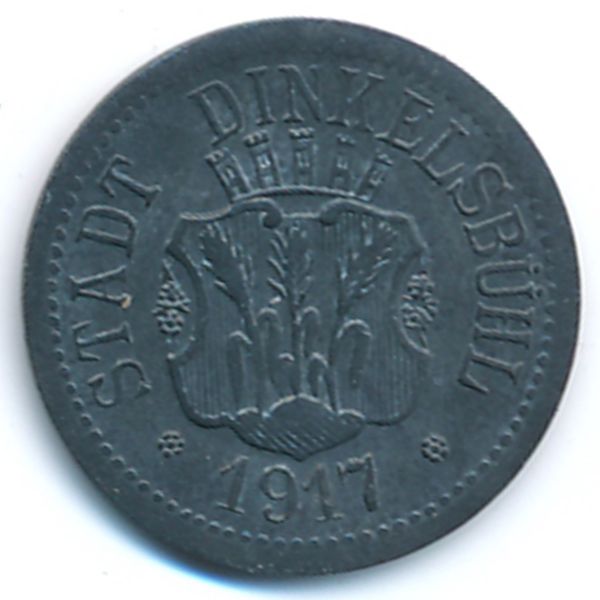 Динкельсбюль., 10 пфеннигов (1917 г.)