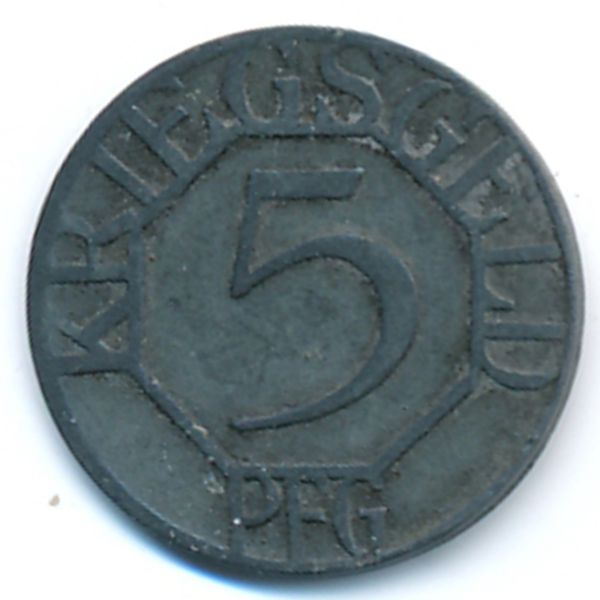 Дортмунд., 5 пфеннигов (1917 г.)