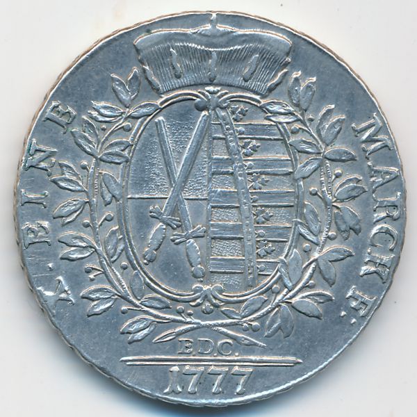Саксония, 1 талер (1777 г.)