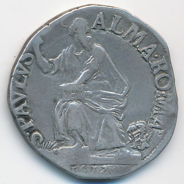 Ватикан, 1 тестон (1612 г.)