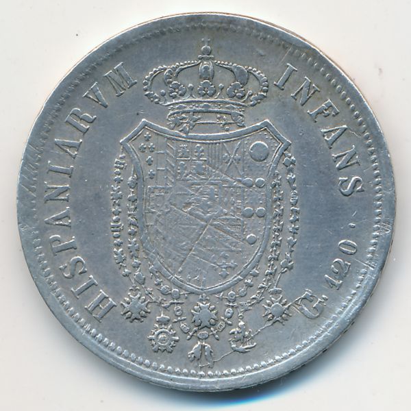 Неаполь и Сицилия, 120 гран (1818 г.)