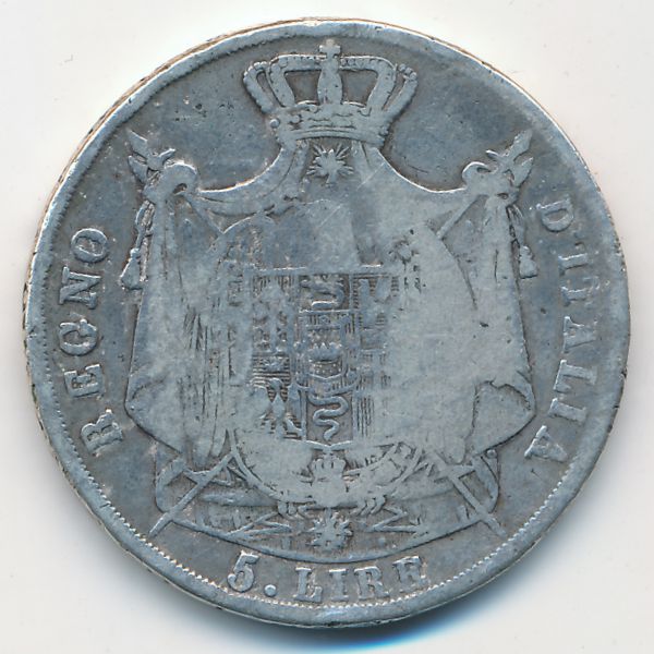 Италия, 5 лир (1811 г.)