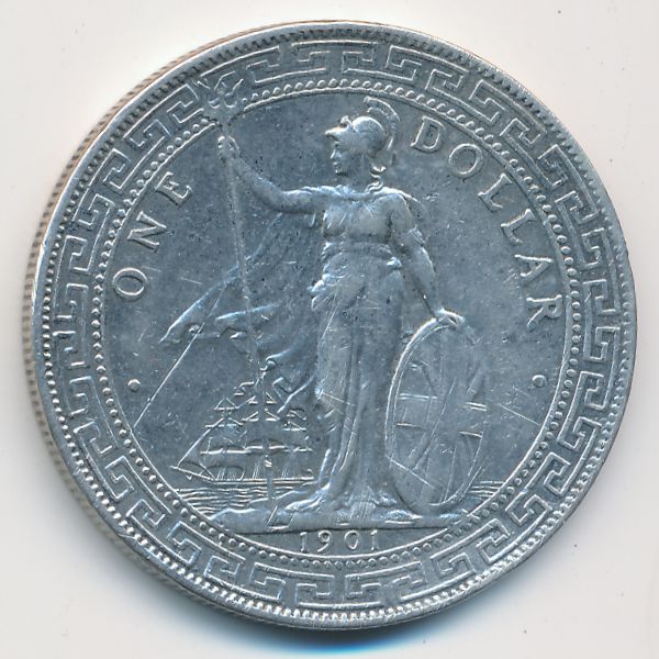 Великобритания, Торговый доллар (1901 г.)