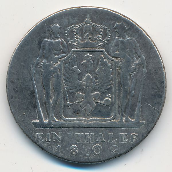 Пруссия, 1 талер (1802 г.)