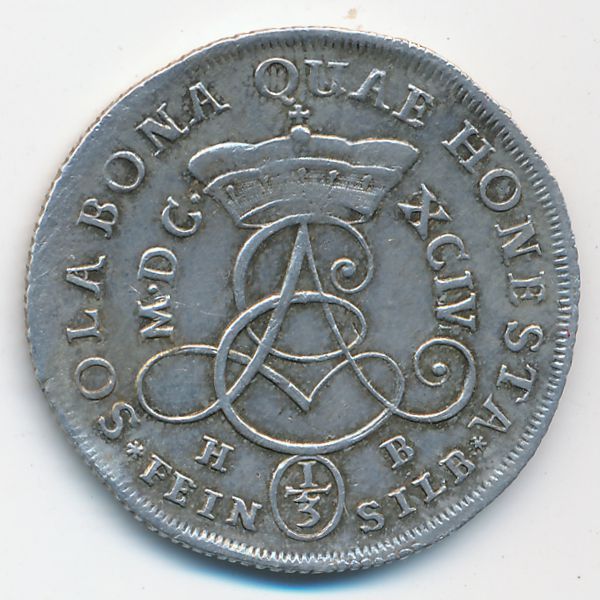 Брауншвейг-Люнебург-Каленберг, 1/3 талера (1694 г.)