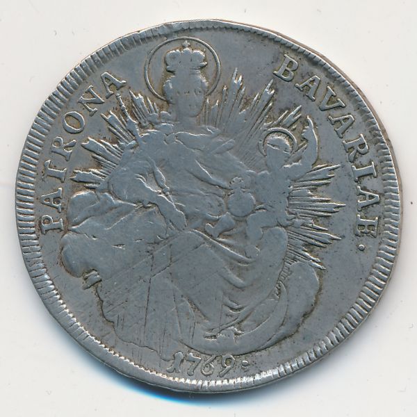 Бавария, 1 талер (1769 г.)