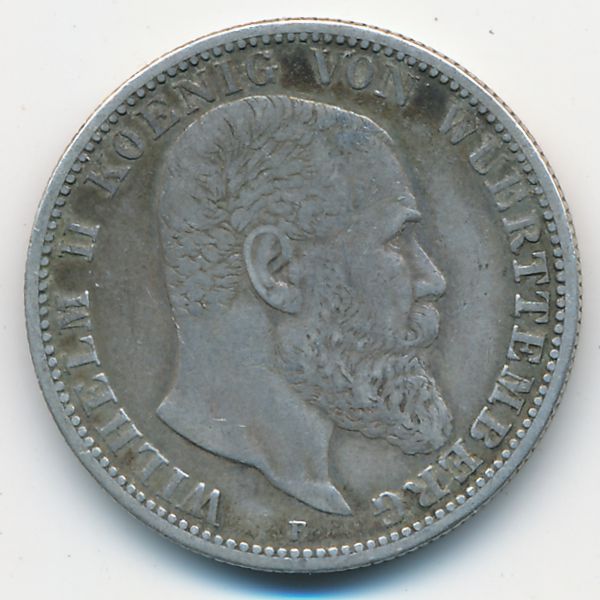 Вюртемберг, 2 марки (1899 г.)