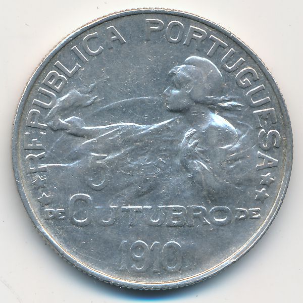 Португалия, 1 эскудо (1910 г.)