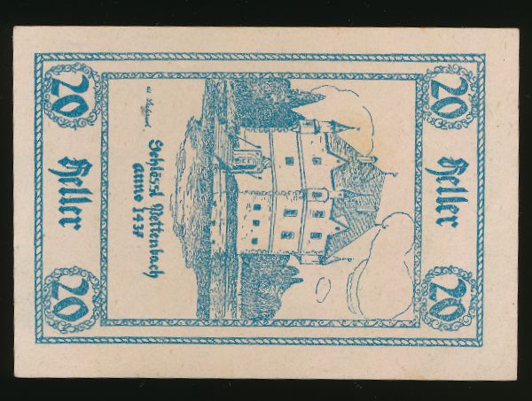 Нотгельды Австрии, 20 геллеров (1920 г.)