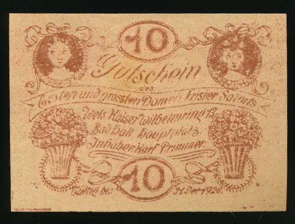 Нотгельды Австрии, 10 геллеров (1921 г.)