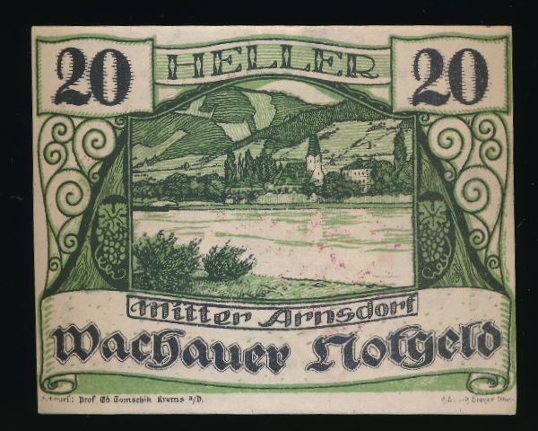 Нотгельды Австрии, 20 геллеров (1920 г.)