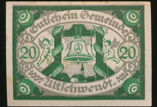 Нотгельды Австрии, 20 геллеров (1920 г.)