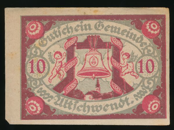 Нотгельды Австрии, 10 геллеров (1920 г.)