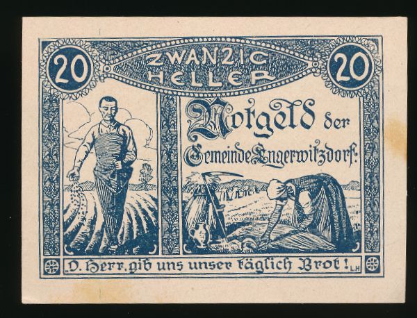Нотгельды Австрии, 20 геллеров (1920 г.)