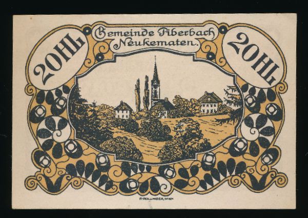 Нотгельды Австрии, 20 геллеров (1920 г.)