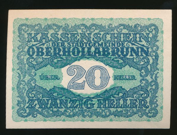 Нотгельды Австрии, 20 геллеров (1920 г.)