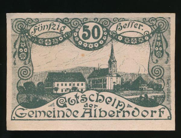 Нотгельды Австрии, 50 геллеров (1920 г.)