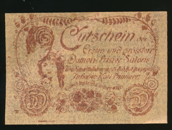 Нотгельды Австрии, 50 геллеров (1920 г.)