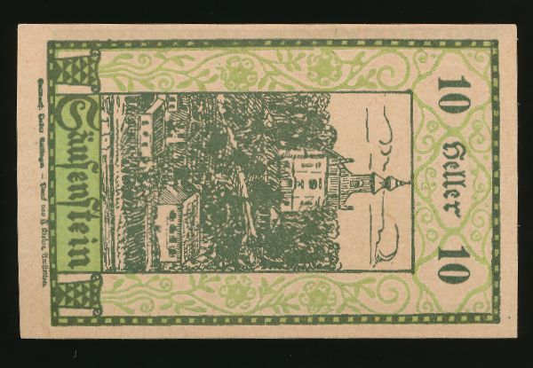 Нотгельды Австрии, 10 геллеров (1920 г.)