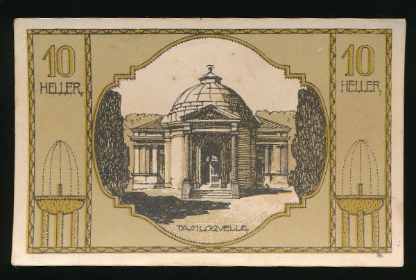 Нотгельды Австрии, 10 геллеров (1920 г.)